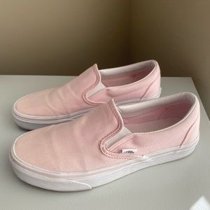 Slip on pink Vans